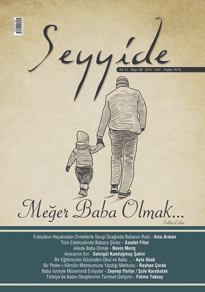 Seyyide Dergisi'nin "Baba Olmak" temalı 59. sayısı kapağı