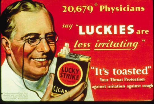 sigara doktor reklamı