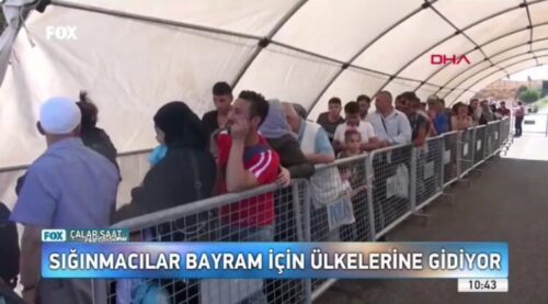 siginmacilar bayram icin ulkelerine gidiyor