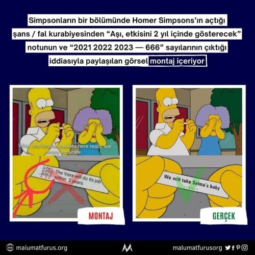 simpsonlar şans kurabiyesi