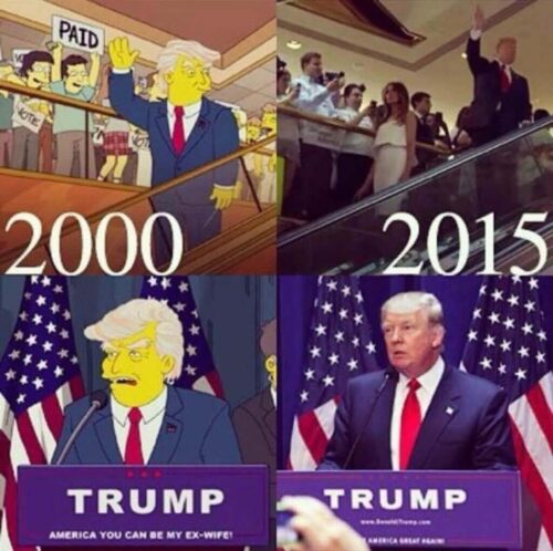 simpsons donald trump kehaneti