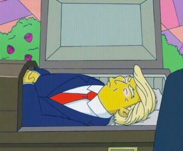 simpsons donald trump ölümü