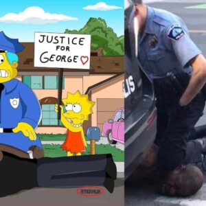 simpsons george floyd