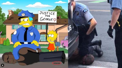 simpsons george floyd