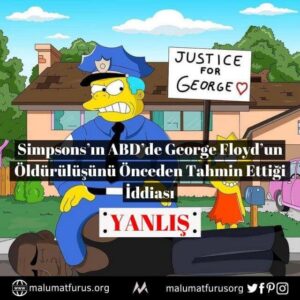 simpsons george floyd polis