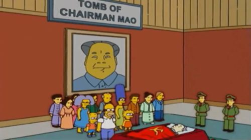 simpsons tomb of chairman mao