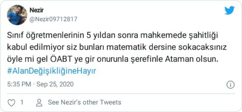 sınıf öğretmeni şahitliği