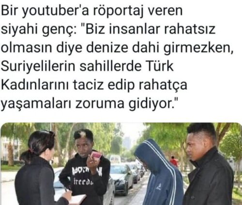 siyahi genç suriyeliler