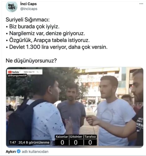 sokak röportajı suriyeli