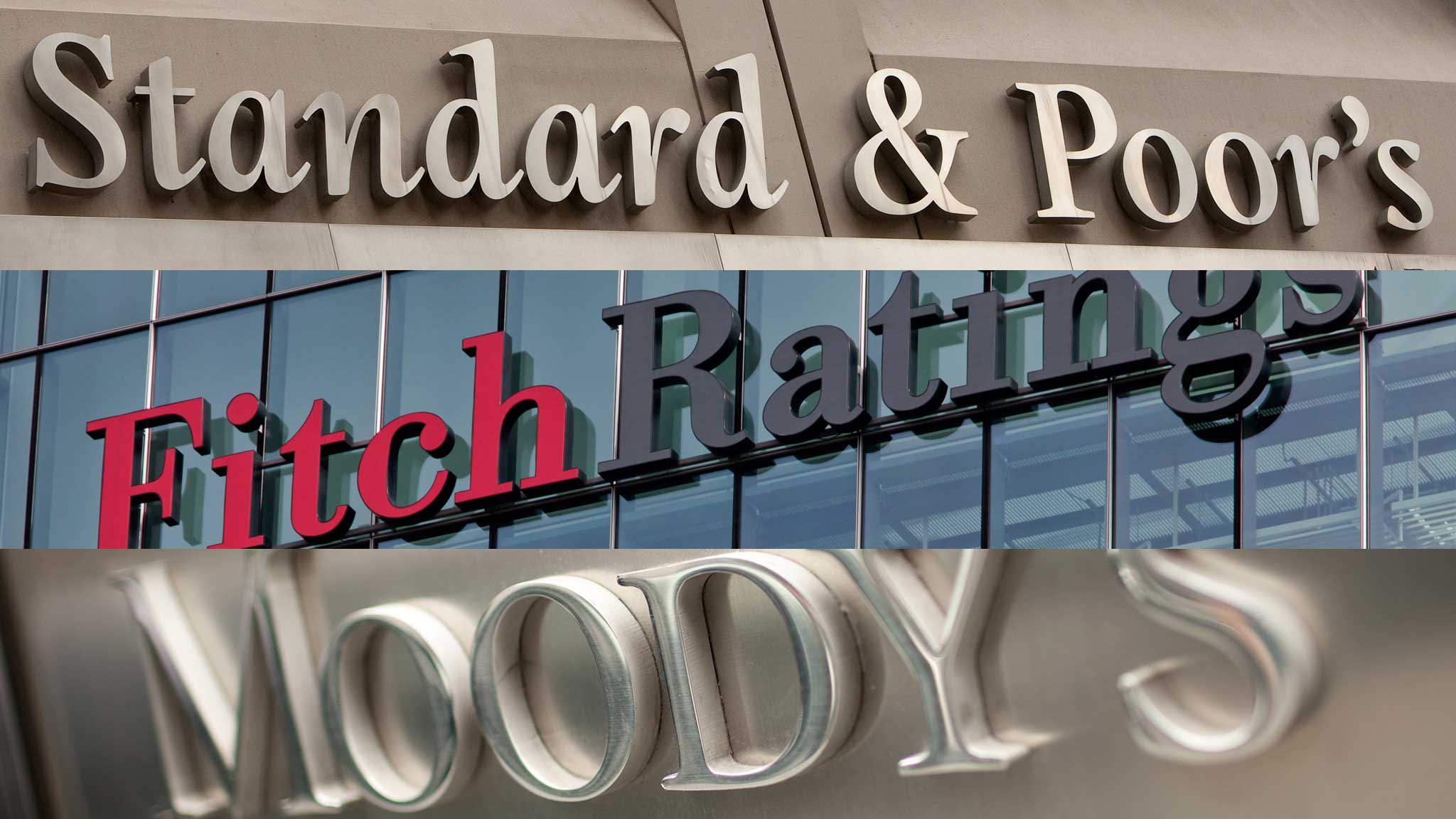 Kredi derecelendirme kuruluşları S&P Fitch Moody's