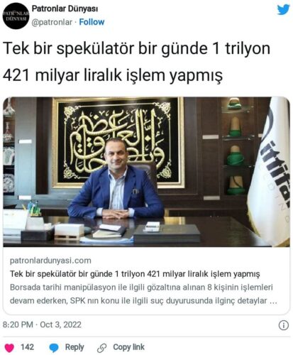 spekulator islem hacmi