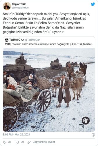 stalinin türkiyeden toprak talebi yok