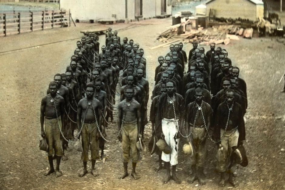 Kara Cuma Günü Satılan Kölelere Ait Olduğu İddiasıyla Paylaşılan Fotoğrafın Renklendirilmiş Versiyonu