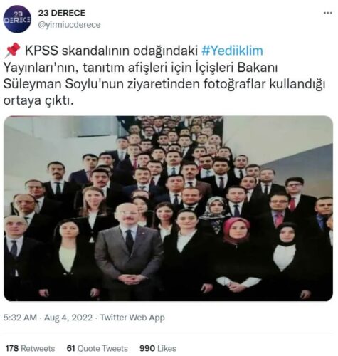 suleyman soylu kpss yediiklim