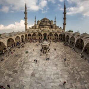sultanahmet camii avlusu