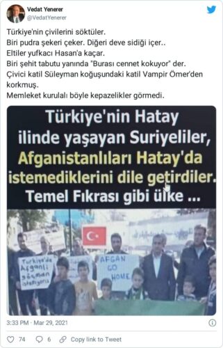 suriyeli afgan istemediklerini dile getirdiler