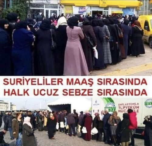 suriyeliler maaş sırasında