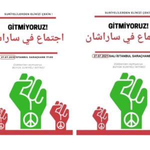 suriyelilerden elinizi çekin