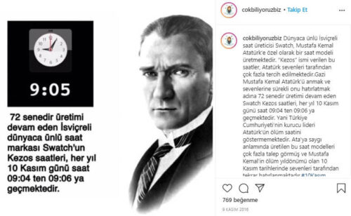 atatürk marka saat