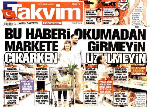 takvim alışveriş önerileri