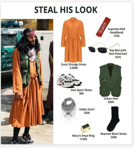 taliban steal his look
