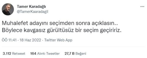 tamer karadagli muhalefet secim