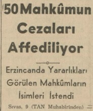 erzincan mahkum affı