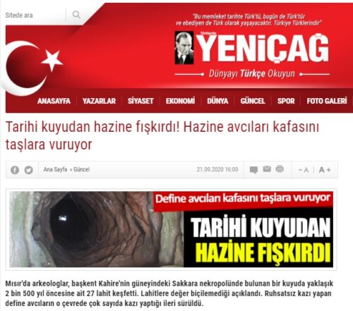 tarihi kuyudan hazine fışkırdı