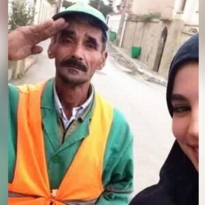 temizlikci babasiyla gurur duyan