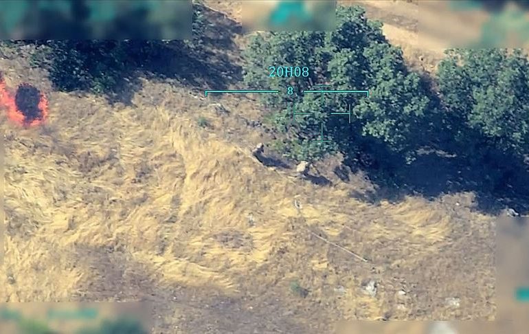 teröristler orman yangını çıkarırken