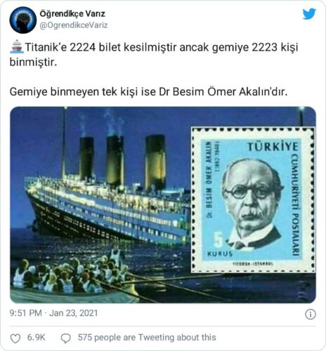 titanik besim ömer akalın