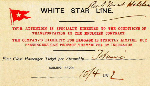 titanik birinci sınıf bileti