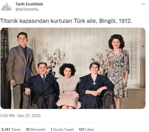 titanikten kurtulan