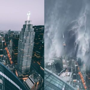 toronto fırtına videosu