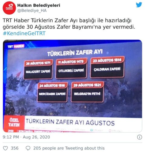 TRT Haber 30 Ağustos