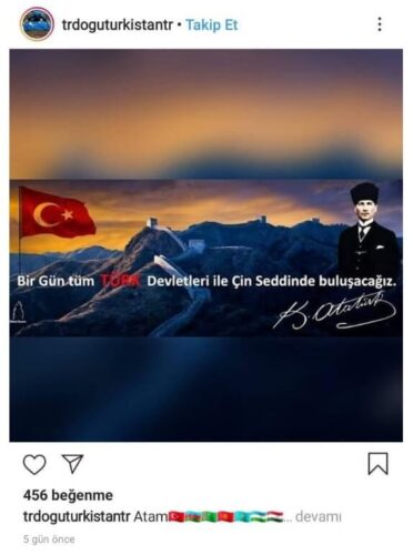 Bir gün Tüm Türk Devletleri Çin Seddi'nde Buluşacağız atatürk