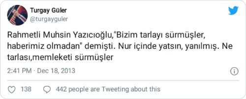 bizim tarlayı sürmüşler