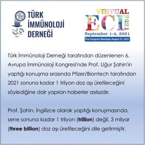 türk immunoloji derneği aşı dozu