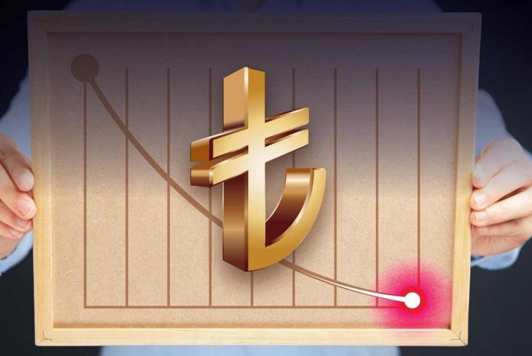 türk lirası düşüş