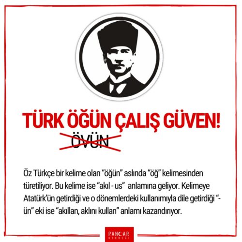 türk öğün çalış güven övün