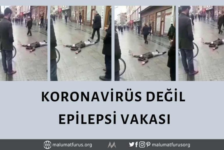 Koronavirüs Bulaştığı İçin Bayılarak Yere Yığıldığı Sanılan Kişi Aslında Epilepsi Nöbeti Geçirmiş