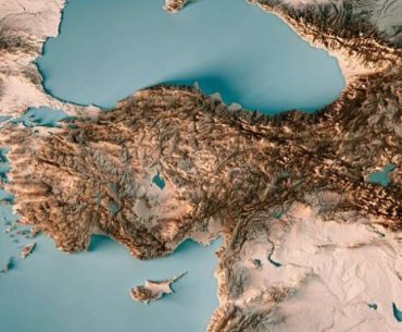 türkiye coğrafi harita 3d