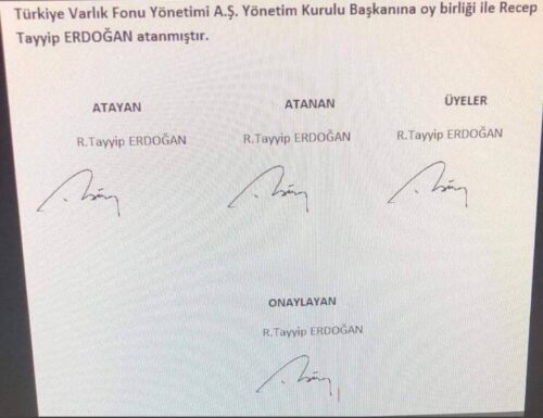 türkiye varlık fonu atama kararı