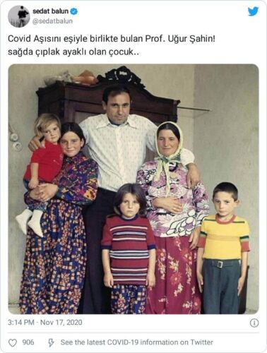 uğur şahin ailesi