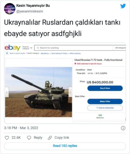 ukrayna satilik tank iddiasi