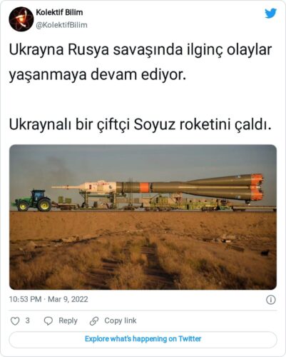 ukraynali ciftci soyuz roketini caldi