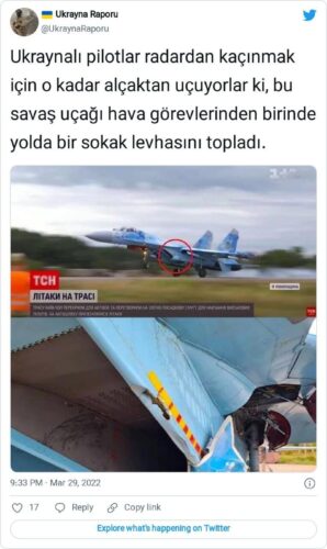 ukraynali pilotlar radardan kacinmak icin