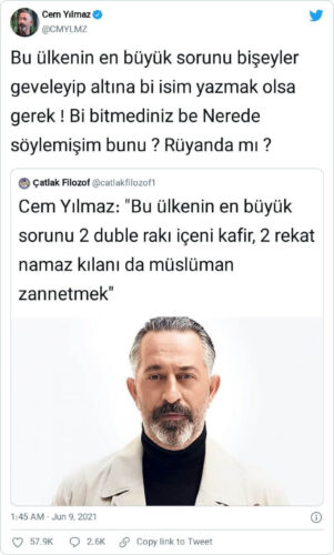 ülkenin en büyük sorunu 2 duble rakı içeni kafir 2 rekat namaz kılanı da müslüman zannetmek