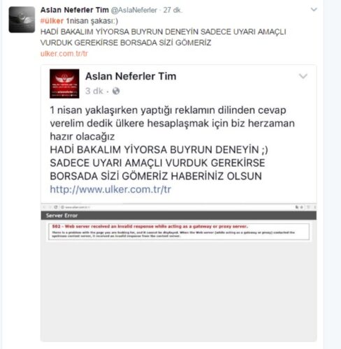 ülker reklamı tepkisi