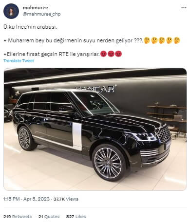 ulku-ince-range-rover-iddiasi